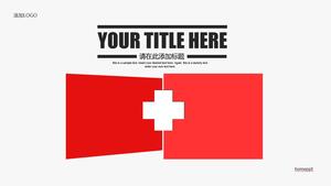 Red Cross Medical Health Assistance PPT Template