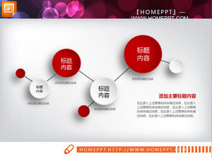 Red mikro-dimensi PPT grafik paket download