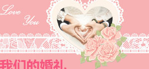 Modello PPT Love Romantic Wedding Album