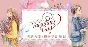 Romantic Valentine's Day Planning PPT Template