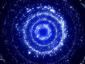 Rotation galaxie espace cosmique PPT image de fond