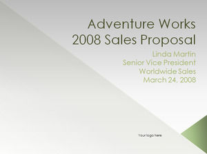 Sales propoasal presentation