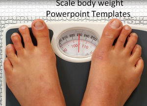 Scale body weight Powerpoint Templates