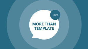 Simple and atmospheric flat business PPT template