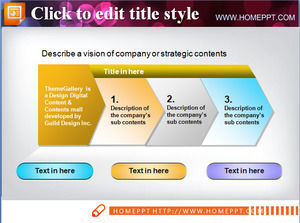 Simple and beautiful ppt flow chart template