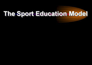 Sport Educație