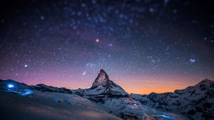 Звездное ночное небо звездное небо PPT фоновый рисунок