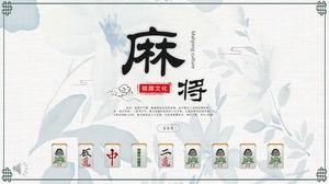 The folk quintessence of mahjong chess culture