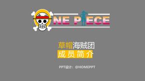 O personagem principal de One Piece apresenta PPT