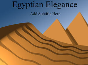 埃及簡報，模板的金字塔