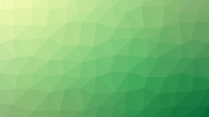 鮮やかな緑のポリゴンPPTの背景画像