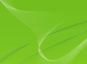 White Lines over green Background powerpoint template