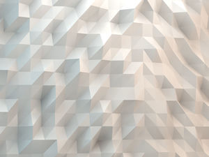 Weiß Polygon PPT Hintergrundbild
