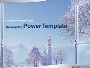 winter light Powerpoint Templates