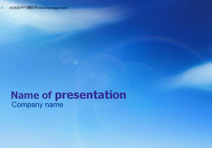 XP desktop style natural scenery PPT template download