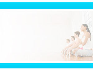 Yoga Lesson Class powerpoint template