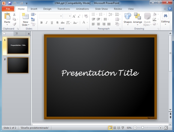 Template School Board PowerPoint