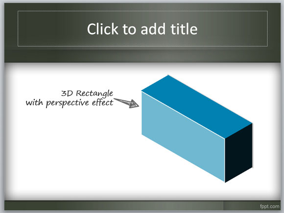 صندوق 3D في PowerPoint