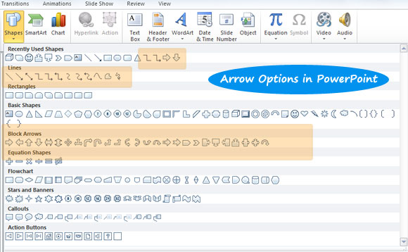 How to Create a Nice Arrow in PowerPoint 2010 for your Presentations