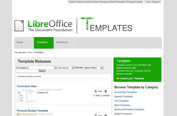 แม่ LibreOffice สำหรับการนำเสนอ