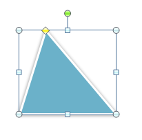 Классифицируя Треугольники в PowerPoint и создать Треугольники использованы формы