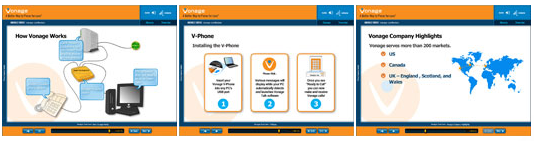 How a Vonage Marketing Account Manager eLearning Suite was created to train Vonage retail partners
