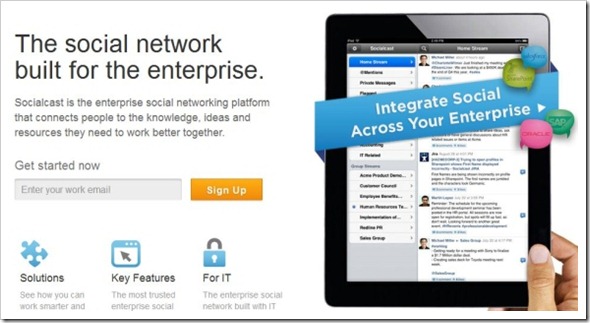 Enterprise Social Networking & Collaboration Platform  Socialcast