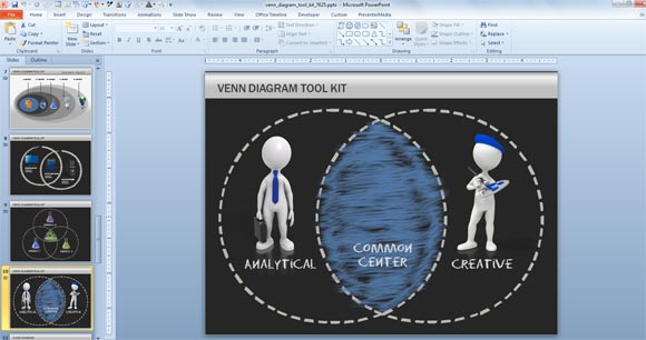 Powerpointのためのベン図ツールキット Powerpointのためのベン図ツールキット