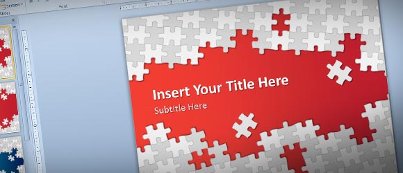 Cкачать бесплатно Puzzle Template Pieces PowerPoint для презентаций