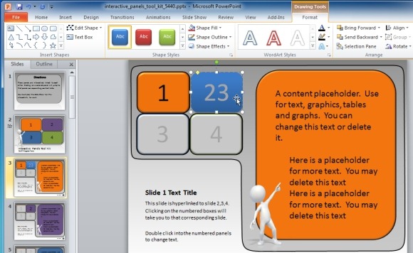Interaktive Panels Toolkit Fur Powerpoint