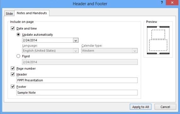 Be heading for. Add header.