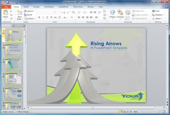 Анимационные шаблоны презентации в powerpoint
