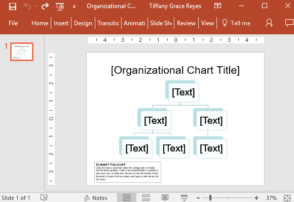 Организационная структура заголовков слайдов для PowerPoint