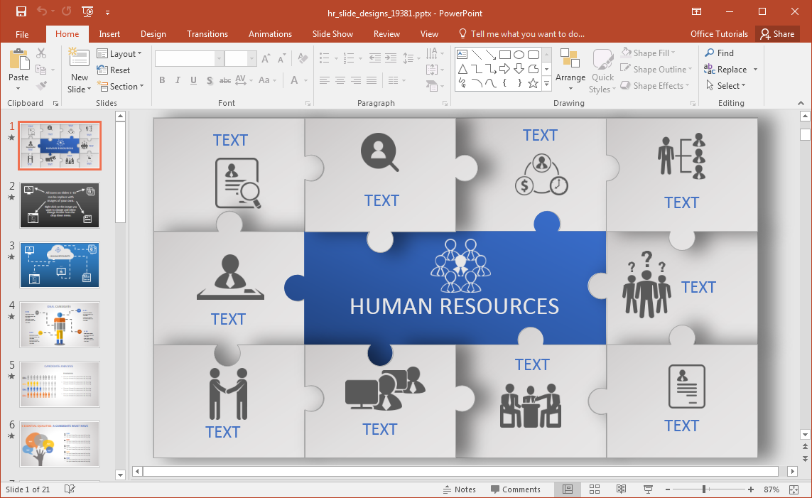 animation-hr-powerpoint-template
