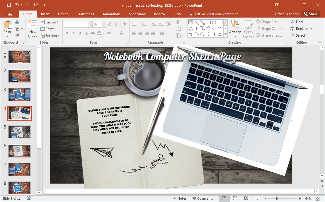 Шаблоны для презентаций powerpoint кофейня