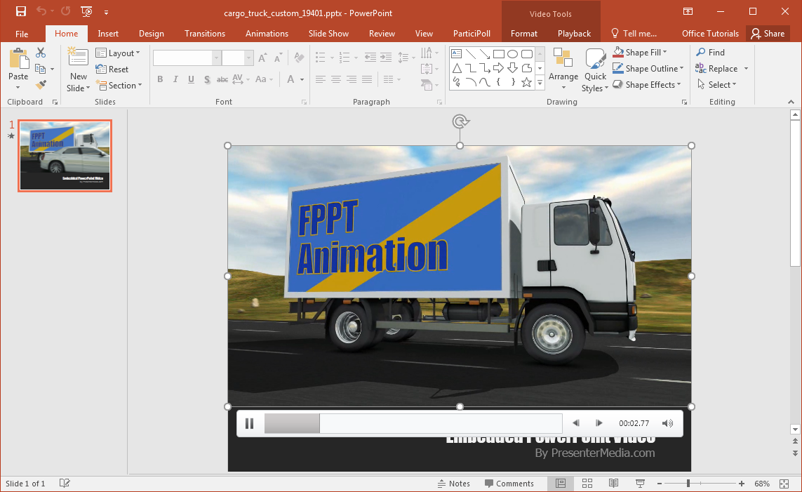 animação de carga-caminhão-powerpoint-template