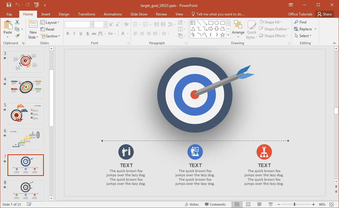 Как открыть шаблон презентации powerpoint