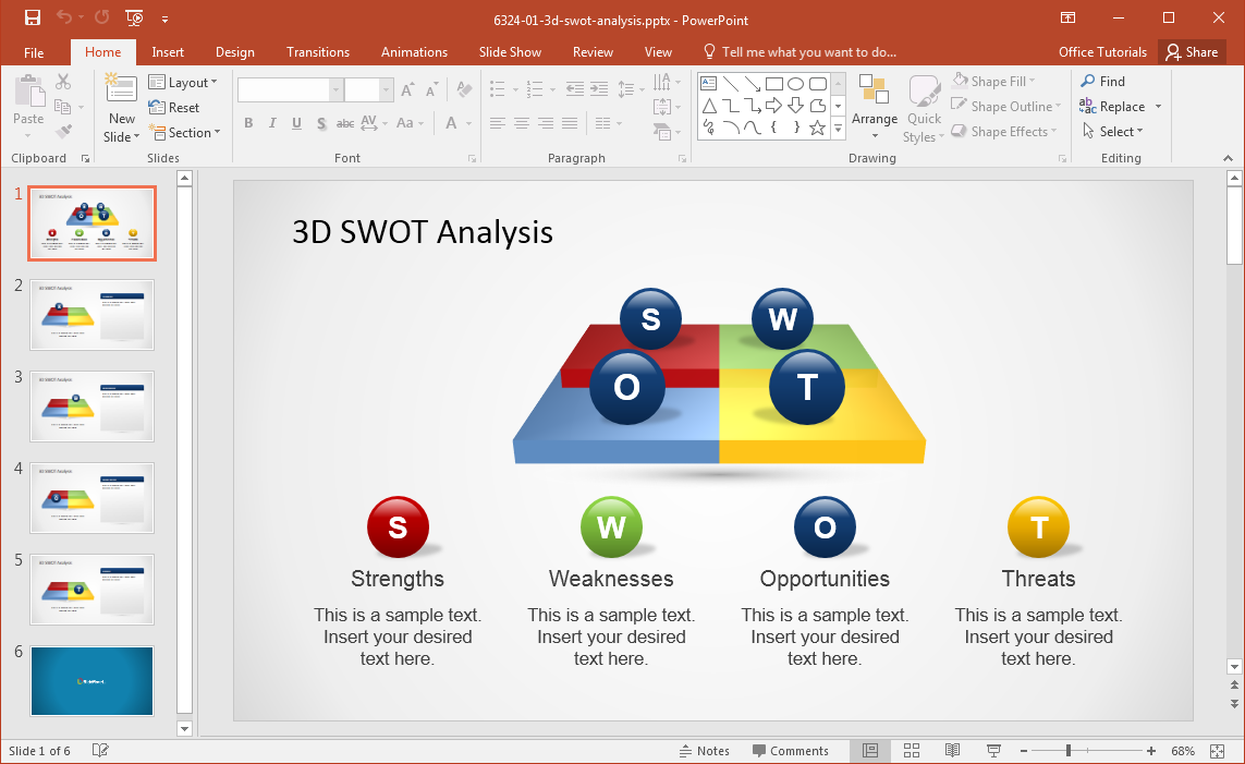 3d-swot-powerpoint