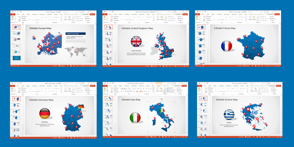 edytowalne-Europa-maps-for-PowerPoint