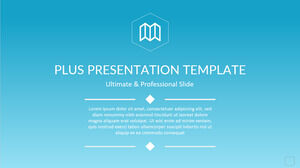 Najlepszy biznesowy szablon PowerPoint (niebieski)