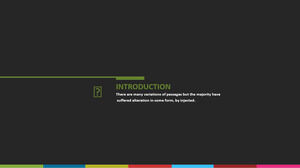 The best business PowerPoint template（black）