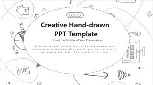 Black and white lines PowerPoint templates