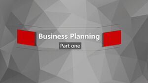 Modelli di PowerPoint per il business plan del poligono