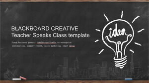 Blackboard Creative Hand Desen Șabloane PowerPoint