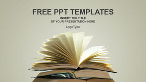 Open Old Books PowerPoint Templates