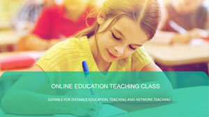 Templat PPT pendidikan online
