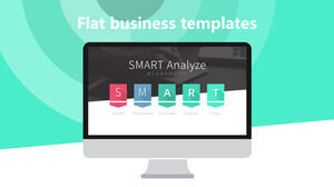 Flat Modern Business PowerPoint Templates