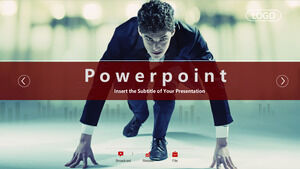 Línea de inicio de negocios Plantillas de PowerPoint