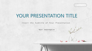 Художественный стиль Бизнес Шаблоны презентаций PowerPoint