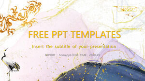 Gilt Style Business PowerPoint Templates